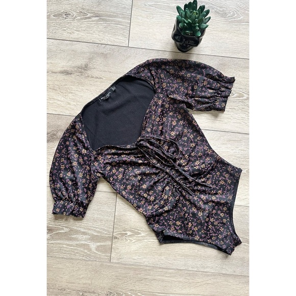 •Nasty Gal• floral bodysuit - Picture 2 of 8